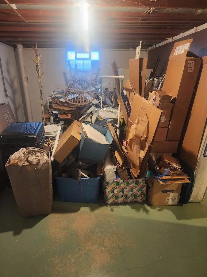 Roll-off dumpster container at job site for Construction Dumpster Rental in Sandpoint